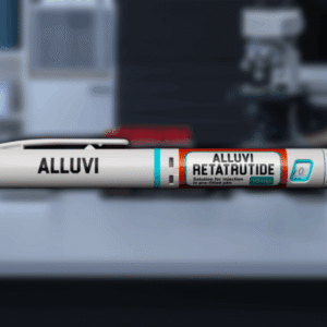 Alluviofficial.com offers detailed information about Retatrutide 40mg injection pen kits and official Alluvi packaging standards